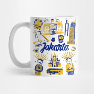 Jakarta Cityscape Landmark Mug